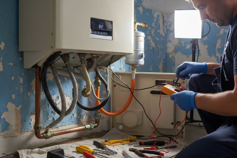 Propane Water Heater Repair detail